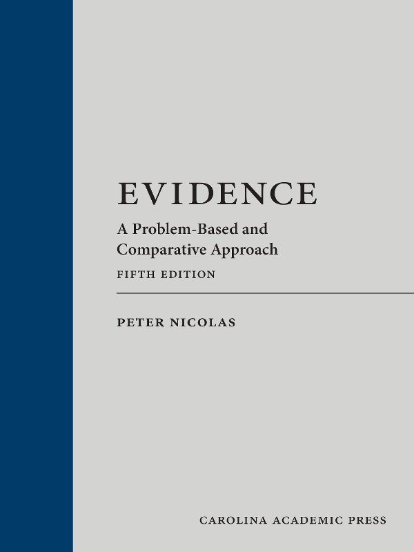 Evidence Problems 5e